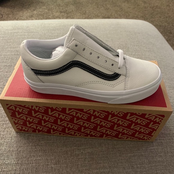 NEW Vans Leather Pop Old Skool - Picture 2 of 5